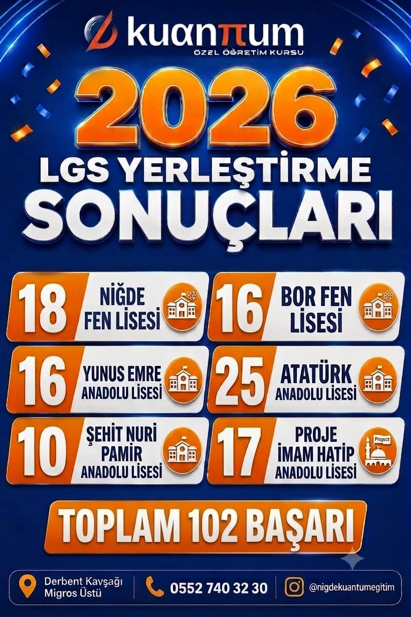 Hedef liselere güçlü yerleşme.